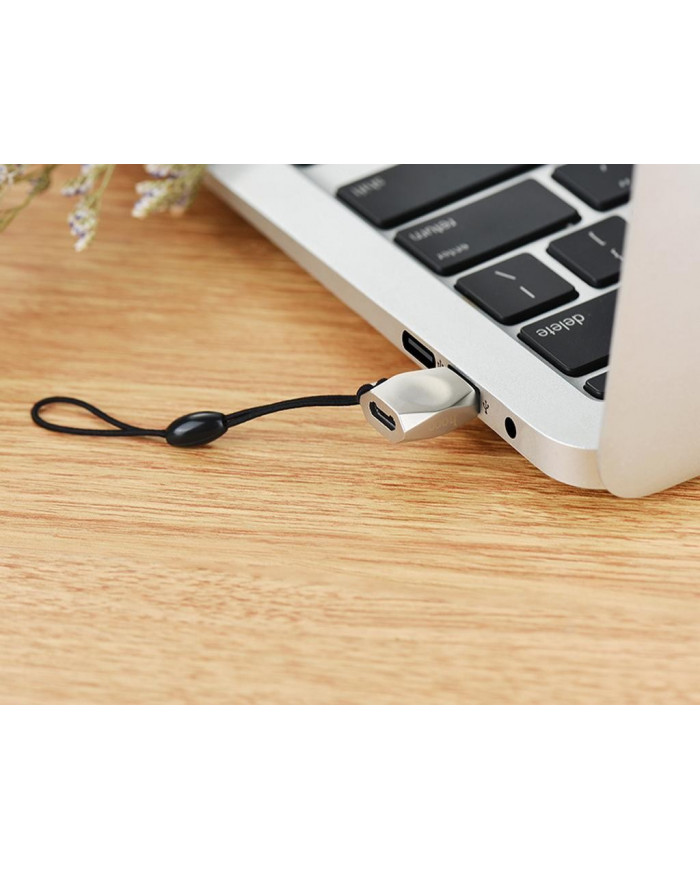 Αντάπτορας Hoco UA8 Micro Usb σε USB-C Ασημί