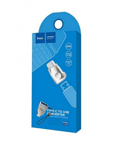 OTG Hoco UA9 USB-C σε USB 3.0 Θηλυκό Ασημί