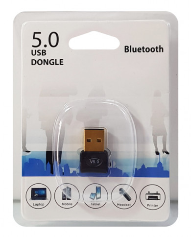 USB adapter , Bluetooth 5.0 EDR, μαύρο USB adapter , Bluetooth 5.0 EDR, μαύρο