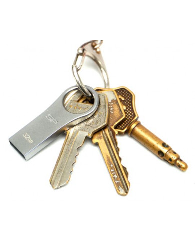 SILICON POWER USB Flash Drive Firma F80, 16GB, USB 2.0, Silver