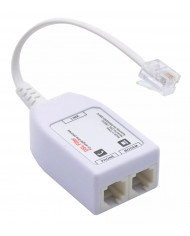 Τηλεφωνικό Καλώδιο RJ9 Jasper Σπιράλ 2μ. Λευκό