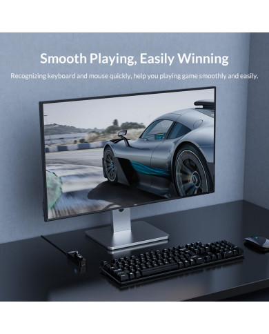 ORICO USB Hub TWU32-4A, 1x USB Type-C, 4x USB ports, μαύρο