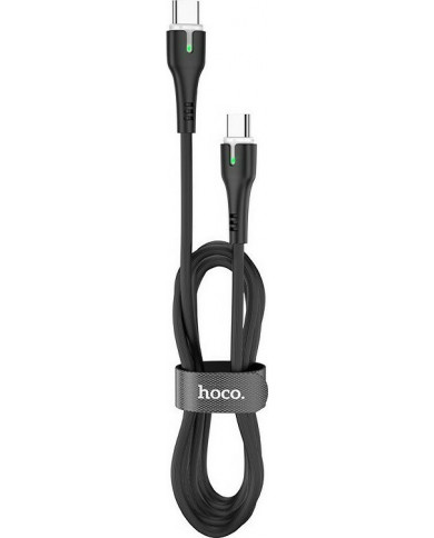 Hoco X45 Surplus LED / Regular USB 2.0 Cable USB-C male - USB-C male Μαύρο 1.8m Hoco X45 Surplus LED / Regular USB 2.0 Cable USB-C male - USB-C male Μαύρο 1.8m