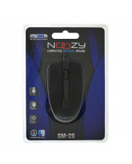 Ενσύρματο Ποντίκι Noozy SM-26 USB 3D με 3 Πλήκτρα και 1000DPI Μαύρο