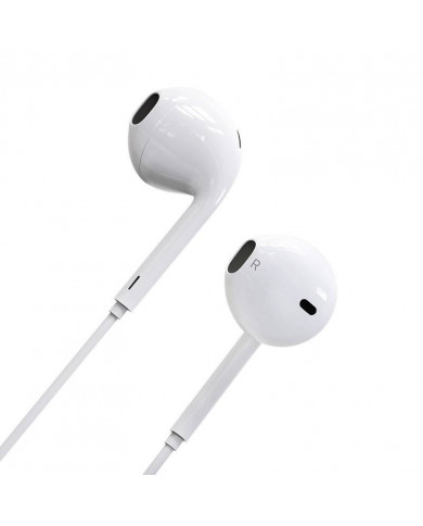 Hands Free Borofone BM30 Original Series Stereo 3.5 mm Λευκά με Μικρόφωνο και Πλήκτρο Λειτουργίας