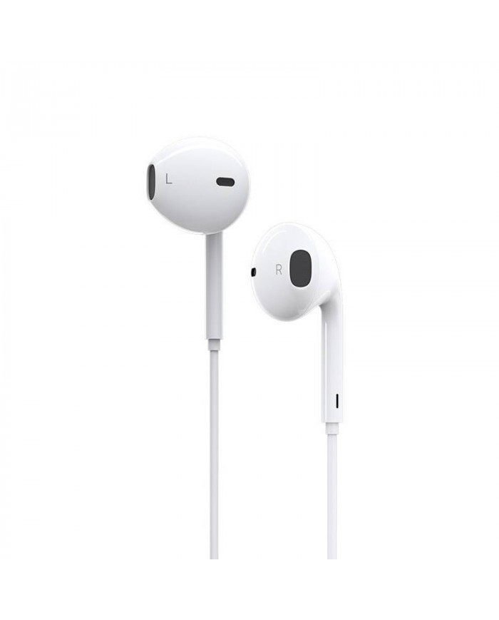 Hands Free Borofone BM30 Original Series Stereo 3.5 mm Λευκά με Μικρόφωνο και Πλήκτρο Λειτουργίας