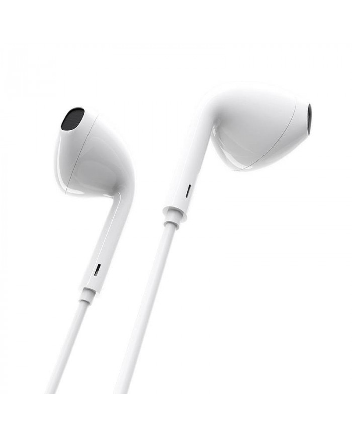 Hands Free Borofone BM30 Original Series Stereo 3.5 mm Λευκά με Μικρόφωνο και Πλήκτρο Λειτουργίας