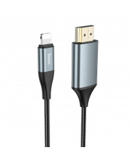 Καλώδιο Σύνδεσης Hoco UA15 Lightning σε HDMI 1080P HD 3.3V Μαύρο 2m