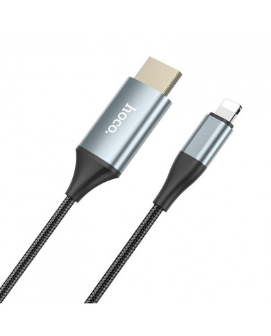 Καλώδιο Σύνδεσης Hoco UA15 Lightning σε HDMI 1080P HD 3.3V Μαύρο 2m