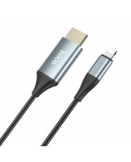 Καλώδιο Σύνδεσης Hoco UA15 Lightning σε HDMI 1080P HD 3.3V Μαύρο 2m