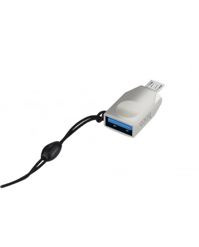 Αντάπτορας OTG Hoco UA10 Micro USB σε USB 3.0 Θηλυκό. Ασημί