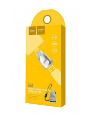 Αντάπτορας OTG Hoco UA10 Micro USB σε USB 3.0 Θηλυκό. Ασημί