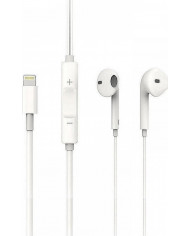 Treqa EP-735 Earbuds Handsfree με Βύσμα Lightning Λευκό