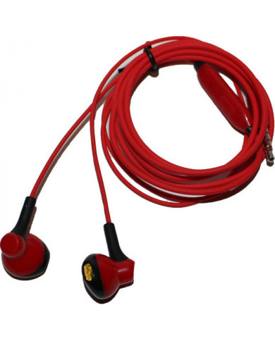 Treqa EP-710 Earbuds Handsfree με Βύσμα 3.5mm Κόκκινο