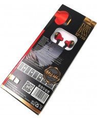 Treqa EP-710 Earbuds Handsfree με Βύσμα 3.5mm Κόκκινο