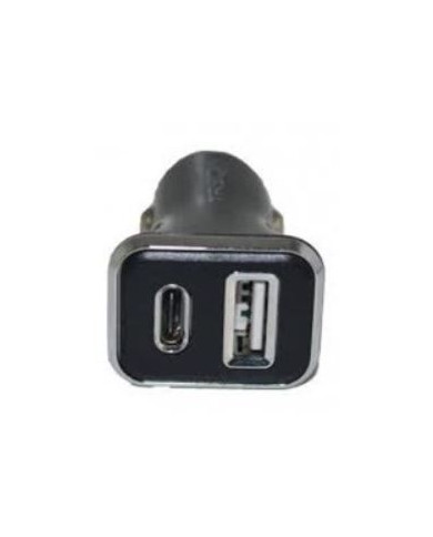 Treqa CAR CHARGER USB + TYPE-C CC-317 2,4AH