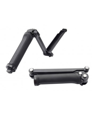 Selfie Stick Monopod LEDISTAR LDX-P3 3-Way για GoPro και Φωτογραφικές Μηχανές Πτυσσόμενο Μαύρο