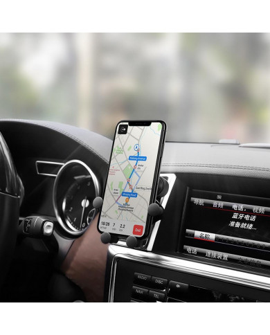 Βάση Στήριξης Αεραγωγού Αυτοκινήτου Hoco CA51 Μαύρη