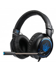 Esperanza Crow Over Ear Gaming Headset με σύνδεση 2x3.5mm Κόκκινο