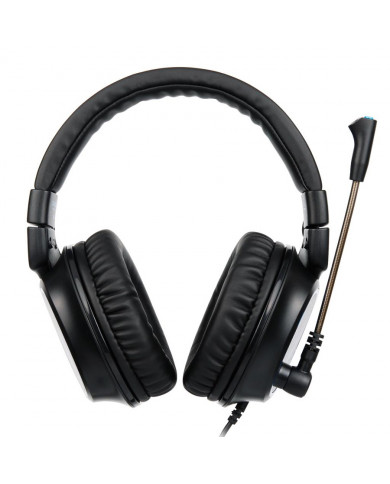 SADES gaming headset SA-R6, USB, 50mm, 7.1CH, LED, μαύρο