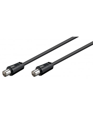 GOOBAY καλώδιο κεραίας αρσενικό 68146, 70dB, CCS, 1.5m, μαύρο GOOBAY καλώδιο κεραίας αρσενικό 68146, 70dB, CCS, 1.5m, μαύρο