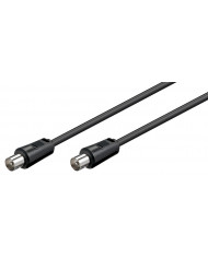 GOOBAY καλώδιο κεραίας αρσενικό 68146, 70dB, CCS, 1.5m, μαύρο