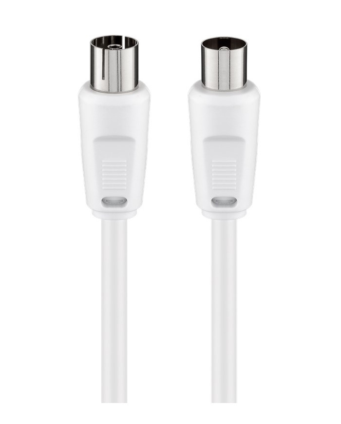 GOOBAY καλώδιο κεραίας αρσενικό σε θηλυκό 11510, 70dB, CCS, 1.5m, λευκό