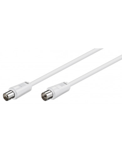 GOOBAY καλώδιο κεραίας αρσενικό σε θηλυκό 11510, 70dB, CCS, 1.5m, λευκό GOOBAY καλώδιο κεραίας αρσενικό σε θηλυκό 11510, 70dB, CCS, 1.5m, λευκό