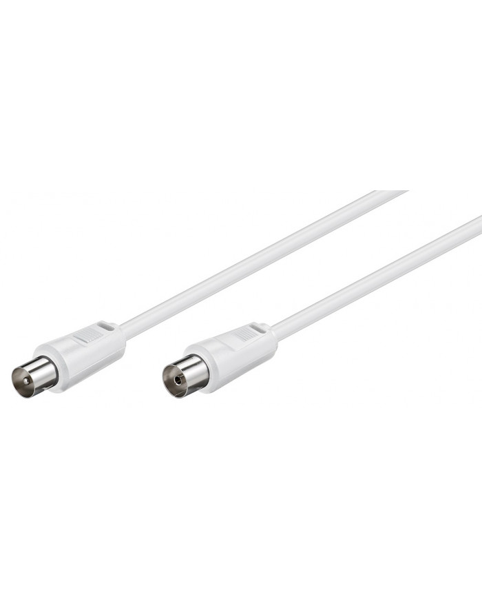 GOOBAY καλώδιο κεραίας αρσενικό σε θηλυκό 11510, 70dB, CCS, 1.5m, λευκό