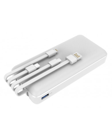 POWERTECH Power Bank PT-979 20000mAh, 4x Output, PD 20W & QC 18W, λευκό POWERTECH Power Bank PT-979 20000mAh, 4x Output, PD 20W & QC 18W, λευκό