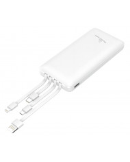 Power Bank Hoco J48 Nimble 10000mAh Ultra Slim με 2 USB 5V/2A Fast Charging και ένδειξη LED Μάυρο