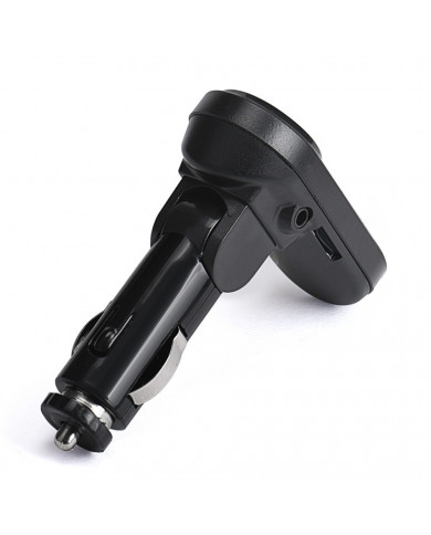 Car FM Transmitter T26 με LCD οθόνη, USB, SD, μαύρο
