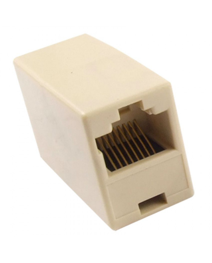POWERTECH RJ 45 εξάρτημα UTP (μούφα), θηλυκό/θηλυκό, 8p8c, λευκό