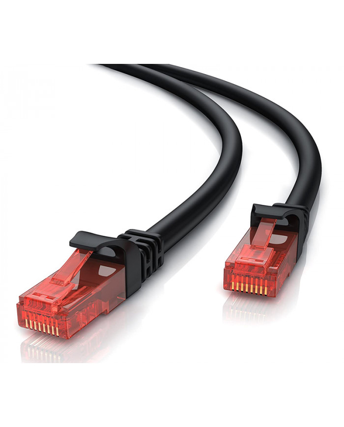 POWERTECH καλώδιο U/UTP Cat 6 CAB-N236, CCA 24AWG 0.5mm, 20m, μαύρο