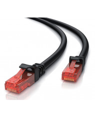 Καλώδιο Δικτύου Hoco US07 General Pure Copper Cat 6 UTP Πλακέ Καλώδιο 1Gbps 20m Μαύρο