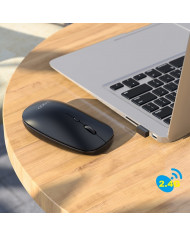 Bluetooth Ποντίκι Hoco GM15 Business Wireless Mouse με 3 Πλήκτρα Μαύρο DPI 800-1200-1600