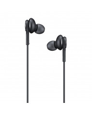 Hands Free Stereo Samsung Earphones EO-IC100BB USB-C Μαύρο με Μικρόφωνο και Πλήκτρο Λειτουργίας 1,2μ