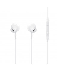 Hands Free Stereo Samsung Earphones EO-IC100BW USB-C Λευκό με Μικρόφωνο και Πλήκτρο Λειτουργίας 1,2μ