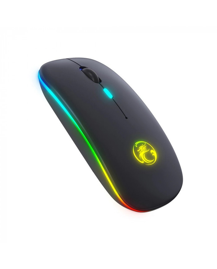 Ασύρματο Ποντίκι iMICE E-1300 1600dpi 2.4Ghz με 4 Κουμπιά Μαύρο και Led Φωτισμό