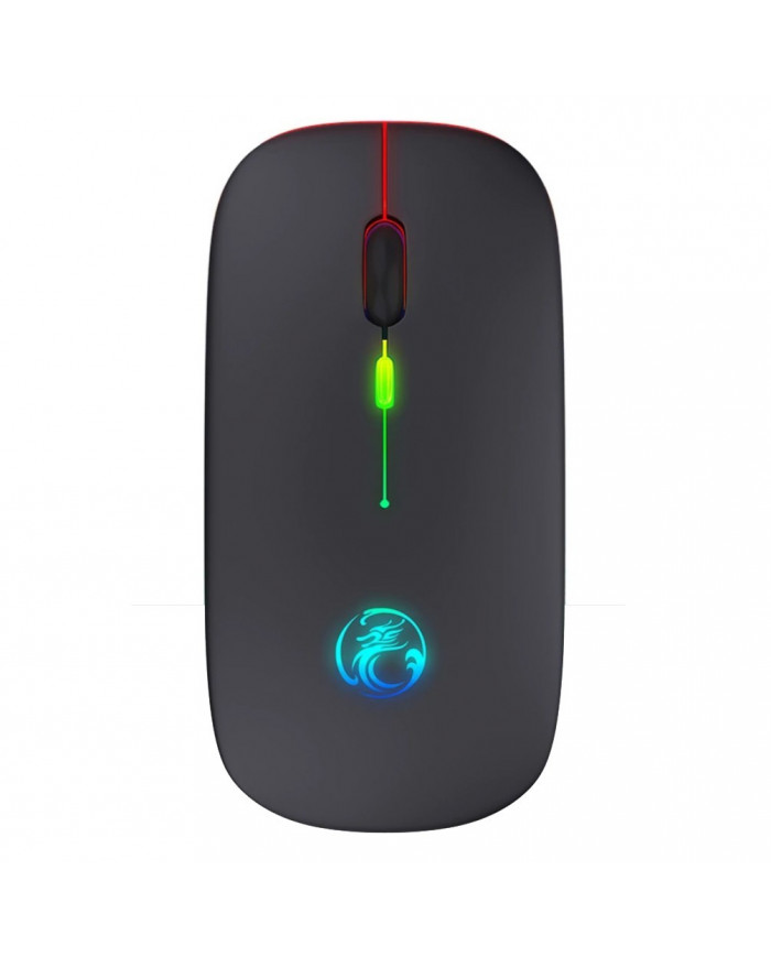 Ασύρματο Ποντίκι iMICE E-1300 1600dpi 2.4Ghz με 4 Κουμπιά Μαύρο και Led Φωτισμό