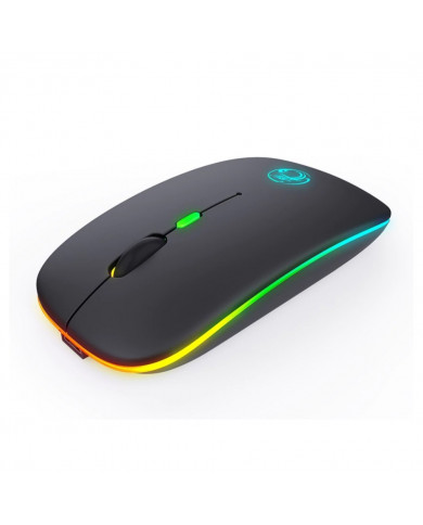 Ασύρματο Ποντίκι iMICE E-1300 1600dpi 2.4Ghz με 4 Κουμπιά Μαύρο και Led Φωτισμό