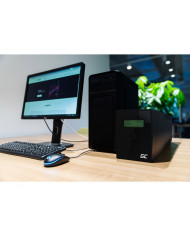 UPS Green Cell UPS01 LCD Micropower 600VA LCD 12V/7Ah 360W 2x Schuko 298 x 101 x 142 mm