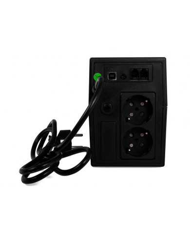 UPS Green Cell UPS01 LCD Micropower 600VA LCD 12V/7Ah 360W 2x Schuko 298 x 101 x 142 mm UPS Green Cell UPS01 LCD Micropower 600VA LCD 12V/7Ah 360W 2x Schuko 298 x 101 x 142 mm