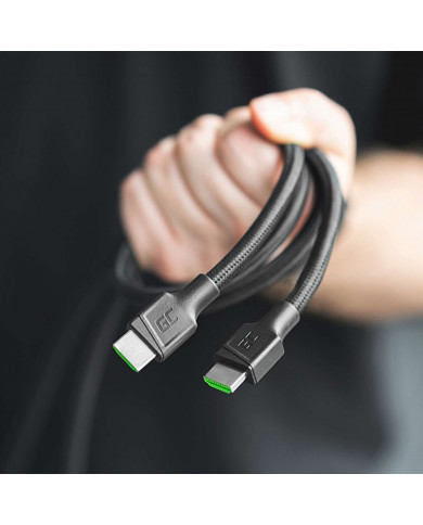 Καλώδιο σύνδεσης HDMI Green Cell HDGC01 StreamPlay 2.0b 4K UHD 60 Hz/440p 144 Hz/1080p 240 Hz. CEC & ARC 1.5m Καλώδιο σύνδεσης HDMI Green Cell HDGC01 StreamPlay 2.0b 4K UHD 60 Hz/440p 144 Hz/1080p 240 Hz. CEC & ARC 1.5m