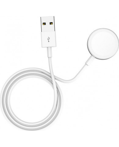 Επιτραπέζια Βάση Ασύρματης Φόρτισης Hoco CW16 5V/0.35A για iWatch 4/3/2/1 Λευκό