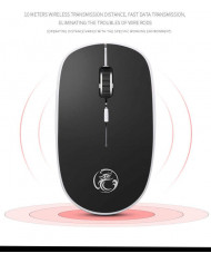 Ασύρματο Ποντίκι iMICE G-1600 1600cpi με 4 Κουμπιά και Αθόρυβη Λειτουργία Μαύρο