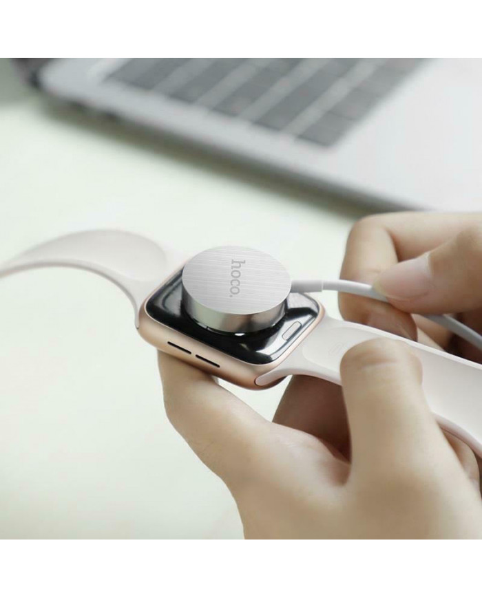 Επιτραπέζια Βάση Ασύρματης Φόρτισης Hoco CW16 5V/0.35A για iWatch 4/3/2/1 Λευκό