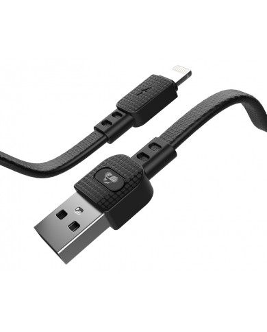 POWERTECH καλώδιο USB σε Lightning armor PTR-0099, 15W 3A, 1m, μαύρο POWERTECH καλώδιο USB σε Lightning armor PTR-0099, 15W 3A, 1m, μαύρο