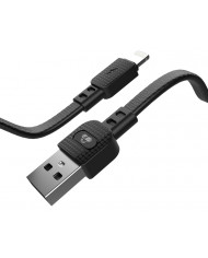 Καλώδιο Σύνδεσης Hoco S51 Extreme USB σε Lightning για Γρήγορη Φόρτιση και Οθόνη Ένδειξης Φόρτισης 2.4A Μαυρο 1.2m