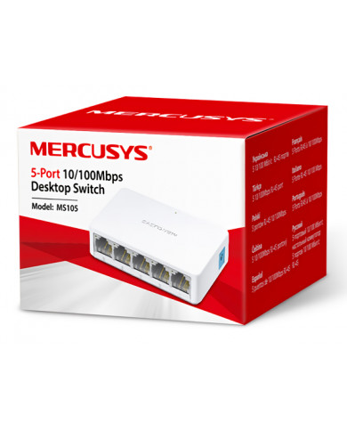 MERCUSYS Desktop Switch  5x 10/100 Mbps, Ver. 2 MERCUSYS Desktop Switch  5x 10/100 Mbps, Ver. 2
